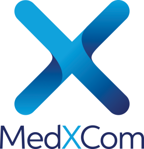 MedXCom Logo Vertical